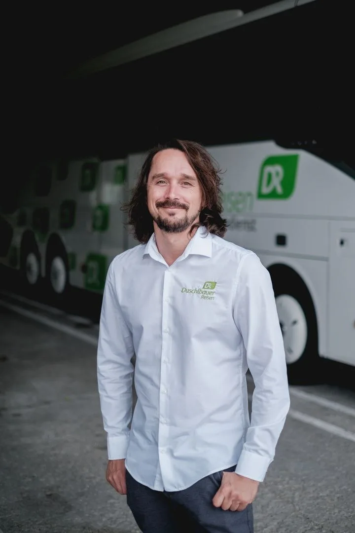 Porträt Thomas Duschlbauer, Junior-Geschäftsführer, Radreisen & Fuhrparkmanagement